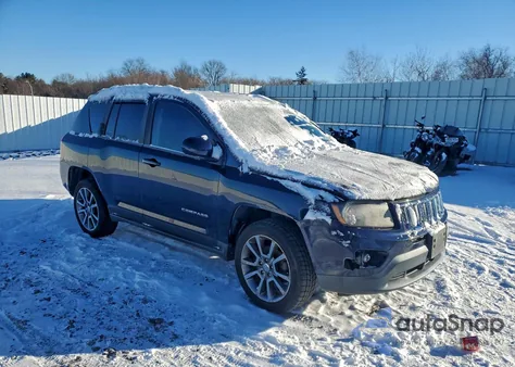 2014 Jeep Compass Limited from USA, damaged, VIN 1C4NJCCB6ED653353